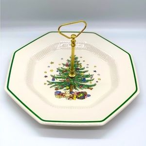 CHRISTMAS TIME NIKKO SERVING PLATTER